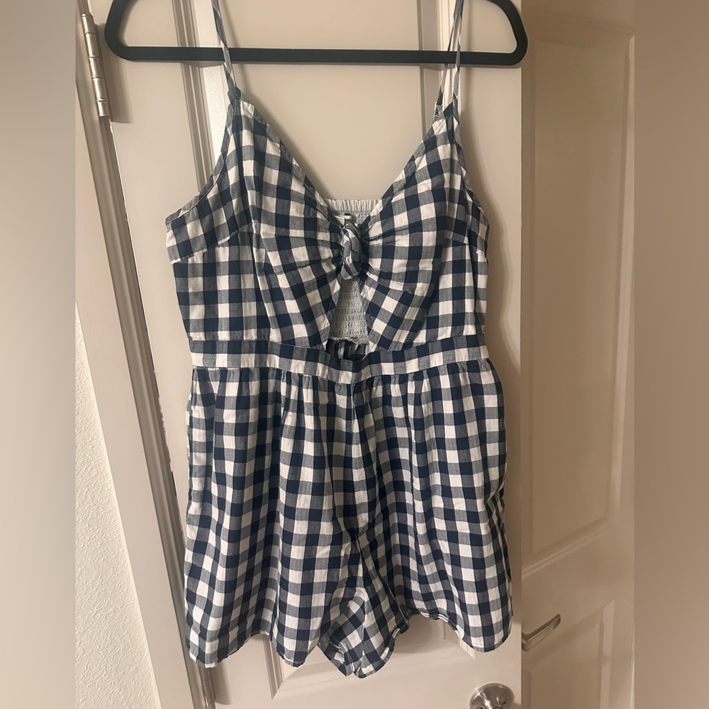 Checkered Romper